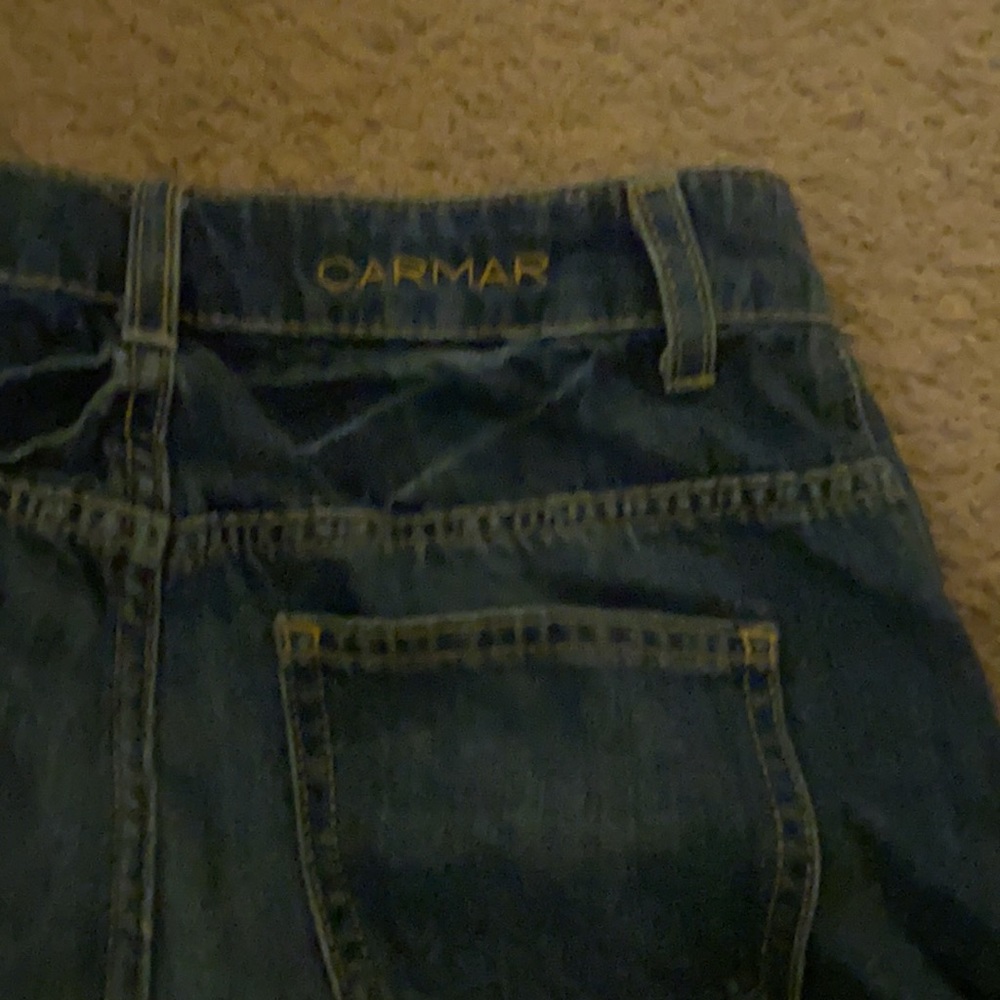 Carmar Cutoff Denim Jean Shorts Sz 28 - Picture 7 of 8